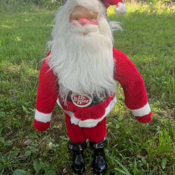 VINTAGE SANTA CLAUS ADVERTISING FIGURE DR. PEPPER DOCTOR CHRISTMAS Rare - Picture 5 of 5